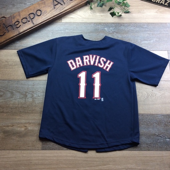Short Sleeve YOUTH Texas Rangers Jersey Darvish - Picture 4 of 7